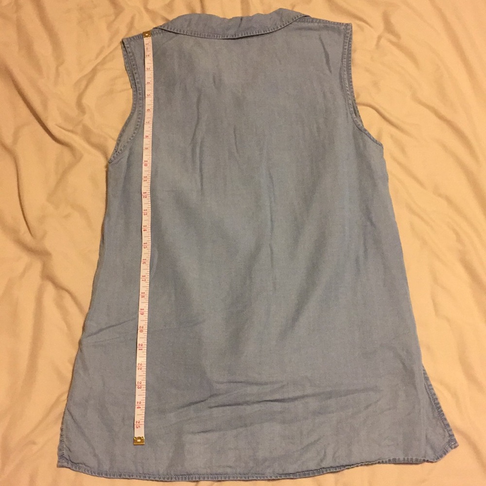Denim button down size medium! - Picture 5 of 7